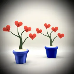 Valentines Day Heart Tree