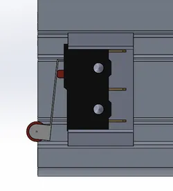 2040 extrusion - Endstop clip mount