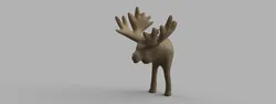 3d moose magnet