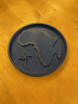 African continent coaster (BETTER)