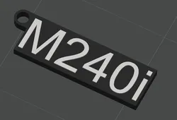 BMW M240i Keychain