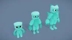 Cartoon Characters - Frogtheif Warriors