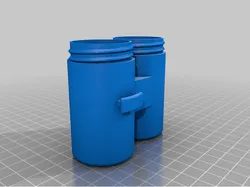 Flexi Leash Double Container Poop Treats