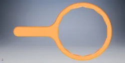 Heavy Duty Compact Oil Filter Wrench (14 Flutes)