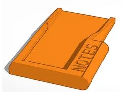 Magnetic Shopping List Holder