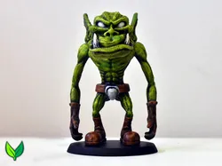 Orc of Vogland (Au Naturel) – 28mm Fantasy Miniature (Presupported + Unsupported) by VogMan