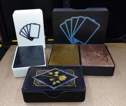 Playing card travel box