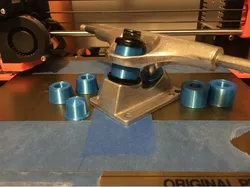 Skateboard truck bushings set with 16mm pivot cup