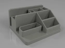 Tiered Desk Organizer – Multi-Level Storage for Pens, Notes, Cards & Office Tools
