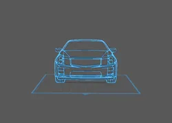 Vehicles & Machinery STL Descărcare - Cadillac - CTS V 2007 - PAWU STL Studio
