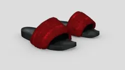 Women's Slide Slippers With Fur