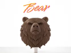 Bear Head – Ready-to-Hang Wall Sculpture