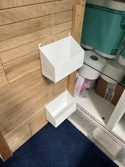 Cupboard door shelf