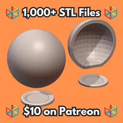 Decorative Sphere with Hidden Compartment for Valuables (Requires Pausing During Print) MineeForm FDM 3D Print STL File