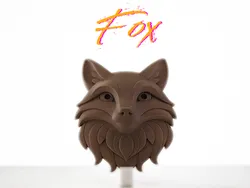 Fox Head – Ready-to-Hang Wall Sculpture