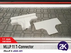 Gratis Lighting & Lamps STL indir - The Modular LED Light Profile, MLLP 11 T-connector add-on - 2Kperformance