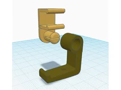 Headphone Hook for IKEA Tertial lamp