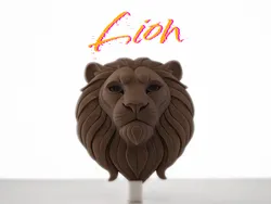 Lion Head – Ready-to-Hang Wall Sculpture