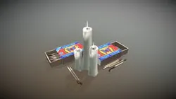 Match Box and Candle set
