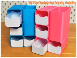 Modular Desk Caddy // Desk Organizer // Desk Storage - 1970s HOF inspired design