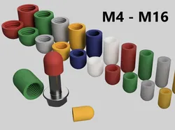 Screw End Cap / Thread Protector M4 - M16 (metric)