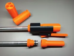 Silly Shell Launcher Attachment -with Silly SCAR thread -shoot darts through