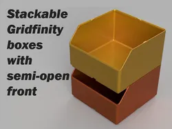 Stackable box, Gridfinity