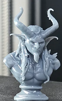 Thiefling male bust