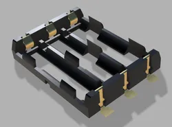 Three (x3) Battery 18650 Tray