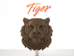 Tiger Head – Ready-to-Hang Wall Sculpture