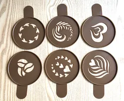 Various coffee stencils