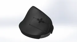 Vertical Mouse Adapter for HyperX Pulsefire Saga