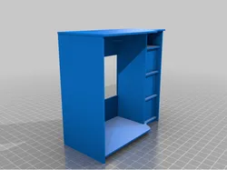 3D Tinkercad designed wardrobe cupboard