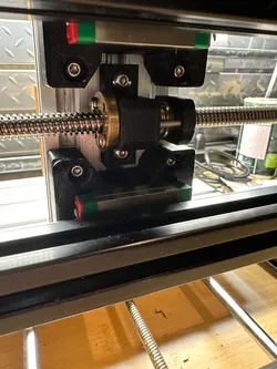 Adjustable Anti-Backlash Nut Adapter for 3018 CNC + MGN12H X axis rails