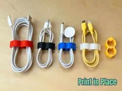 Cable Organizer / Snap Cable Clip - Print in place