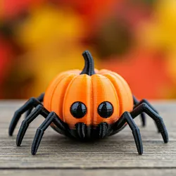 Cute Little Pumpkin Spider