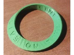 Engraved Mobius Strip (parametric)