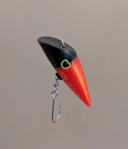 Fishing Lure - Bullet Plug (3-inch/75mm) with airbrush stencils