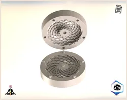Other STL Descărcare - Rodin Coil TORUS .STL 190mmx70mm Drawing of Silicone MolD - CrownchakraPL