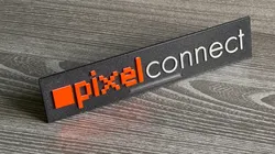 pixelconnect Logo mit Aufsteller - Wall Art Logo
