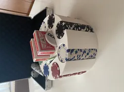 Poker chip set holder
