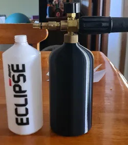 Snow foam bottle