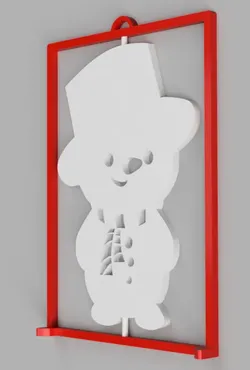 Spinning snowman