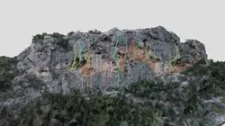 Virtual Mount Agria Volos Lower Climbing Sector