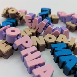 Articulated Name Keychain