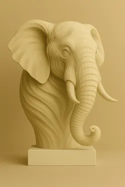 Elephant – Majestic Wildlife Sculpture