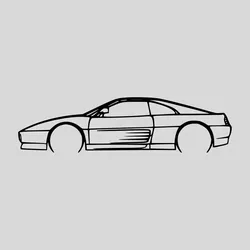 Ferrari 348 wallart