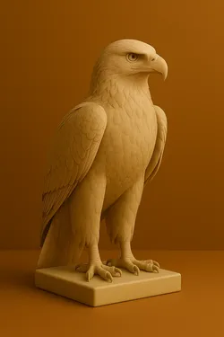 Golden Eagle – Majestic Bird of Prey Sculpture