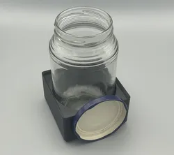Gridfinity 2x2 bin for Barilla Sugo glass jar (Workbench/Desk trashcan) (v1.1)