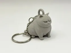 Grumpy Cat Keychain